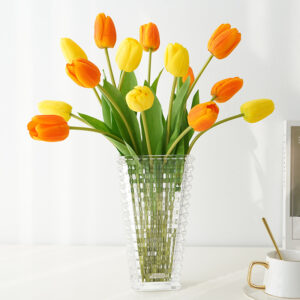 High Quality Artificial Real Touch Latex Moisturizing Tulip Flower 5PCS/10PCS