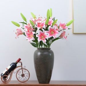 High Quality Artificial 3d Printing Lily Flower