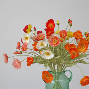 High Quality Artificial Poppy Flower For Home Decoration