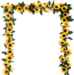 Artificial Sunflower Vine 10Heads 1PC/2PCS/4PCS