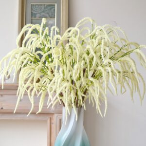 Artificial Poplar Willow Catkins Branch for Wedding Home Decoration