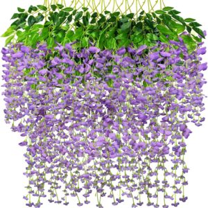 12Pcs Artificial Wisteria Flower ZTB