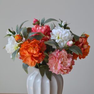 Simulated Retro Peony Flower for Home Decoration