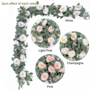 180cm White Realistic Floral Decor Silk Flower Home Decor Bouquet Organic Shape Design