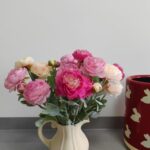 3PCS New Design Artificial Peony Flower Arrangement Sing Pink Peony for Wedding Decoration photo review