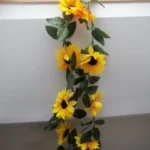 Artificial Sunflower Vine 10Heads 1PC/2PCS/4PCS photo review