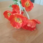 High Quality Artificial Poppy Flower For Home Decoration photo review