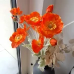 High Quality Artificial Poppy Flower For Home Decoration photo review