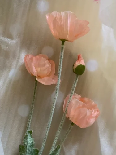 High Quality Artificial Poppy Flower For Home Decoration photo review